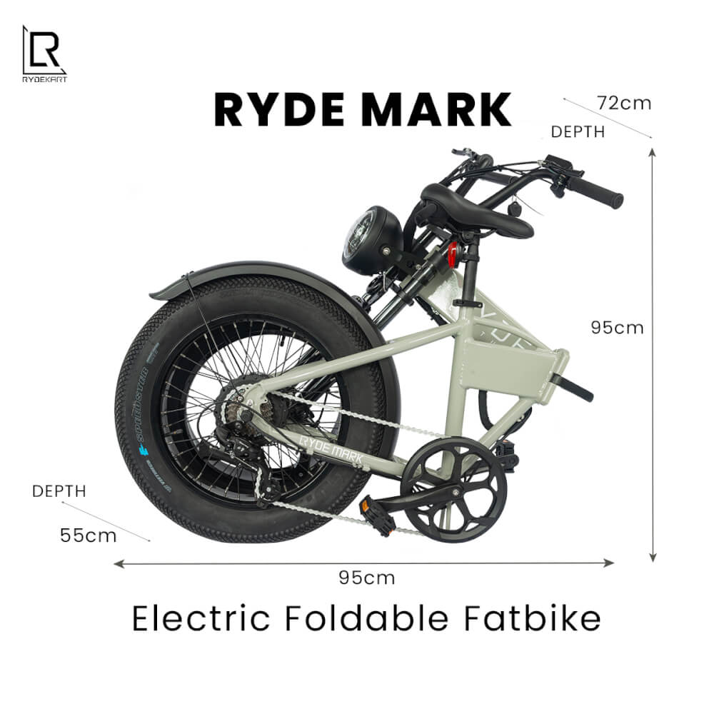 จักรยานไฟฟ้า Rydekart รุ่น Ryde Mark - สีเทา_2